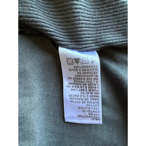 James Perse Contrast Panel Shirt in Titan Gray Size 4/XL X-Large - Picture 8 of 8